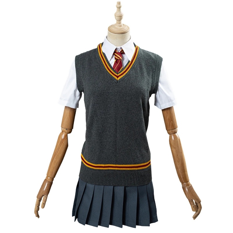 Harry Potter Hermione Granger Gryffindor School Cosplay Vásároljonnagykereskedelmi Halloween jelmezek ömlesztett
