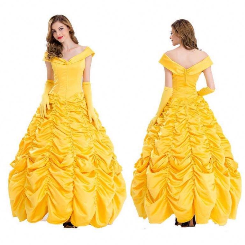 Engedélyezze a szerepet a cosplay klasszikus hercegnő hófehér szépség aurora jelmeznők hercegnő ruha szac-007