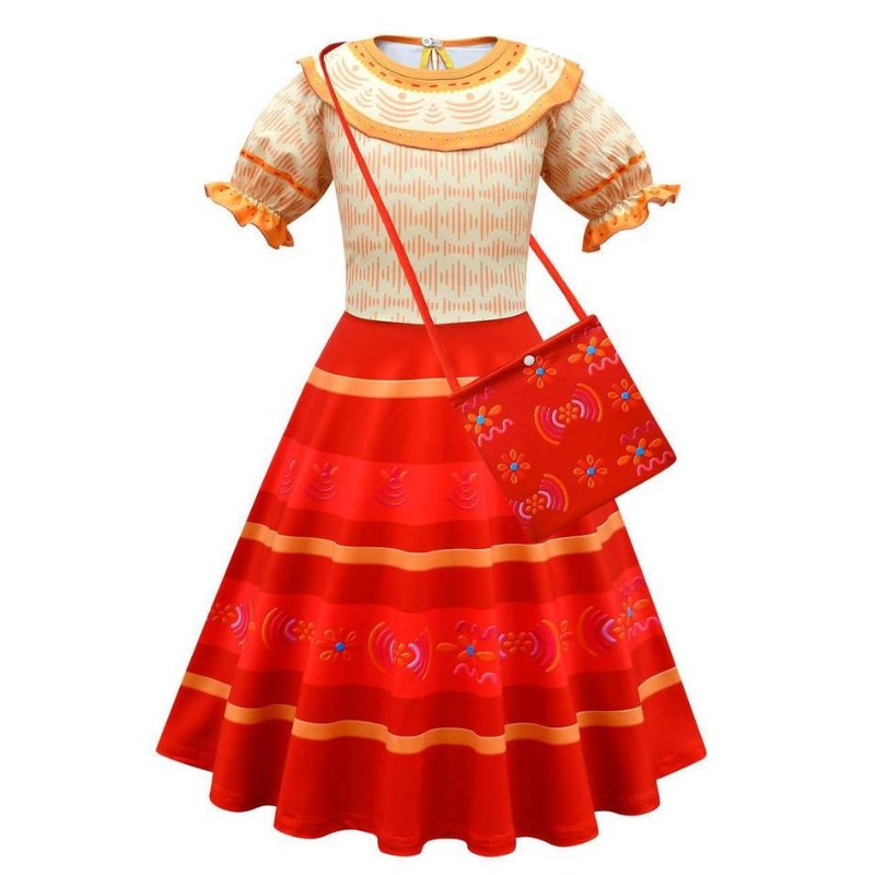 2022 Magic House Kids öltözködjön jelmezfesztivál cosplay ruha rövid ujjú hercegnő ruha