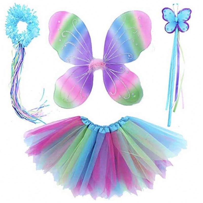 carnival jelmezek lányok \\\\ \'Fairy Party Set 3-8y hercegnő tündér tutu szoknya jelmez DGHC-035