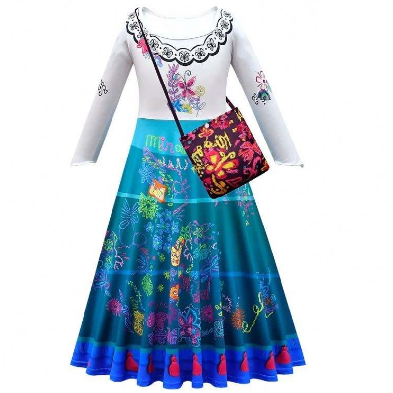 Trend-termékek 2022 90-160cm Halloween hercegnő ruha Isabela Madrigal Encanto Mirabel Cosplay HCIS-012
