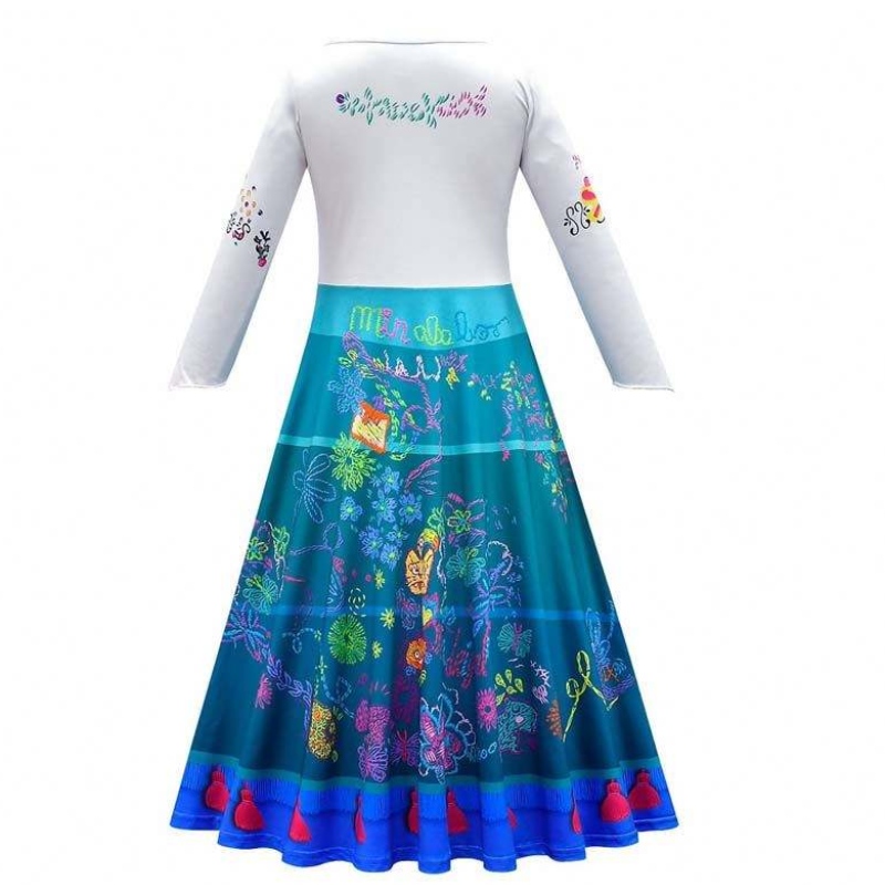 Trend-termékek 2022 90-160cm Halloween hercegnő ruha Isabela Madrigal Encanto Mirabel Cosplay HCIS-012