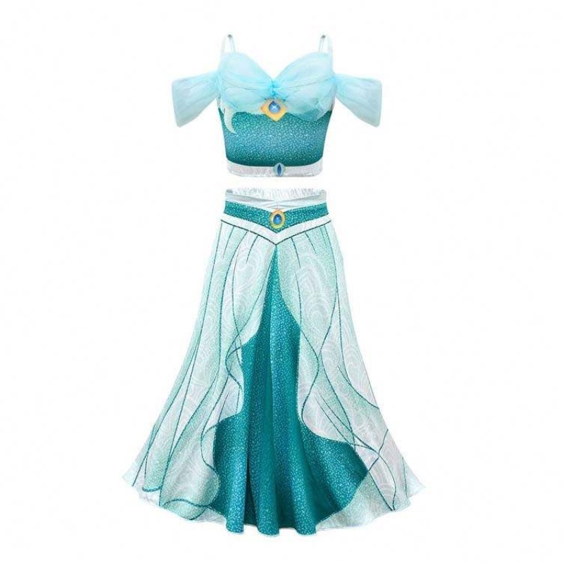Novedadess 2022 Halloween cosplay Arab hercegnő Aladdin és Jasmine jelmez fejpánt ékszerekkel Hcal-005