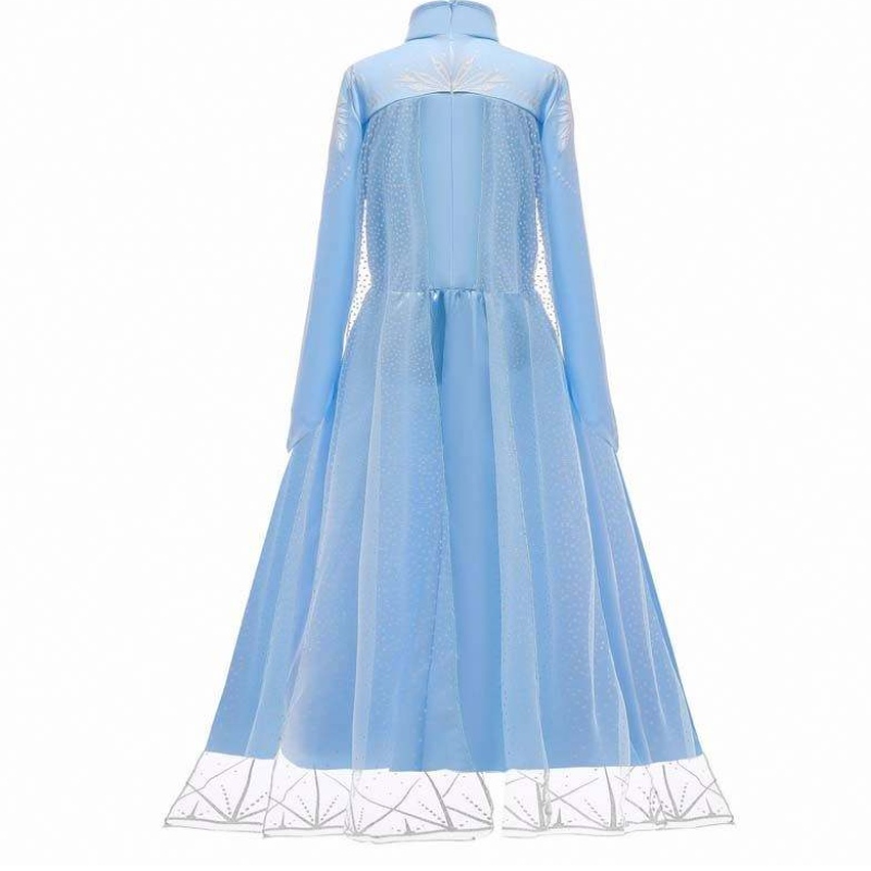 Gyerekek lányok Halloween party cosplay 110-150cm hercegnő öltözködjön Elsa ruha hercegnő hcgd-011
