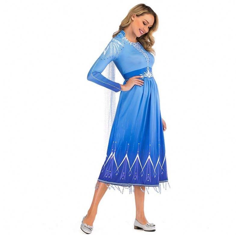 Új termékötletek 2022 ELSA ACT 2 Halloween cosplay Elsa felnőtt jelmeznők SzAC-005