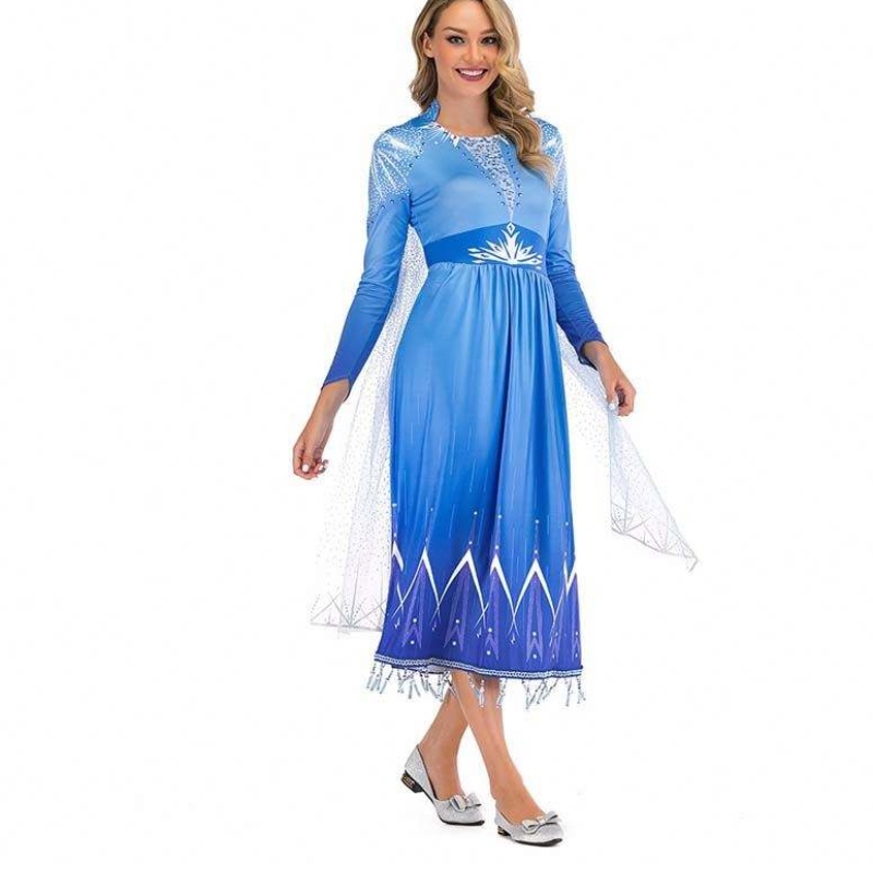 Új termékötletek 2022 ELSA ACT 2 Halloween cosplay Elsa felnőtt jelmeznők SzAC-005