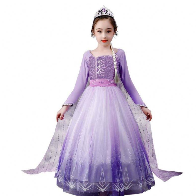 Ong ujjú ruha Elsa ruha cosplay Performance jelmez flittered lányok ruha