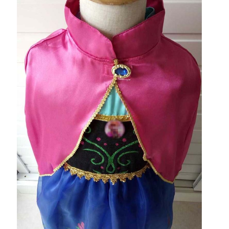 Lányok Elsa Anna ruha rajzfilm cosplay hó királynő hercegnő ruhák Elsa kisgyermek gyermekek ruhák lányoknak