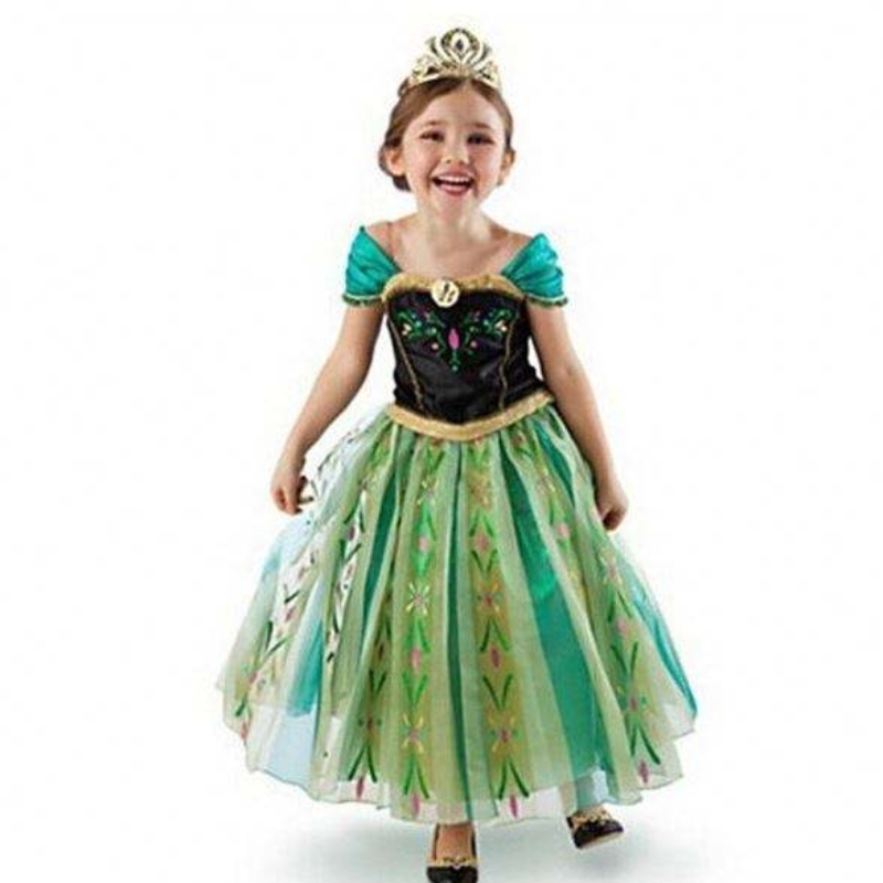Performance jelmez hercegnő anna ruha gyermekek viselése ruha hercegnő anna ruha