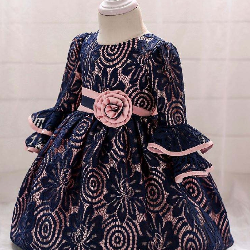 Baige legújabb gyermekruhás minták lány party Frock Kids újszülött ruhák l1858XZ