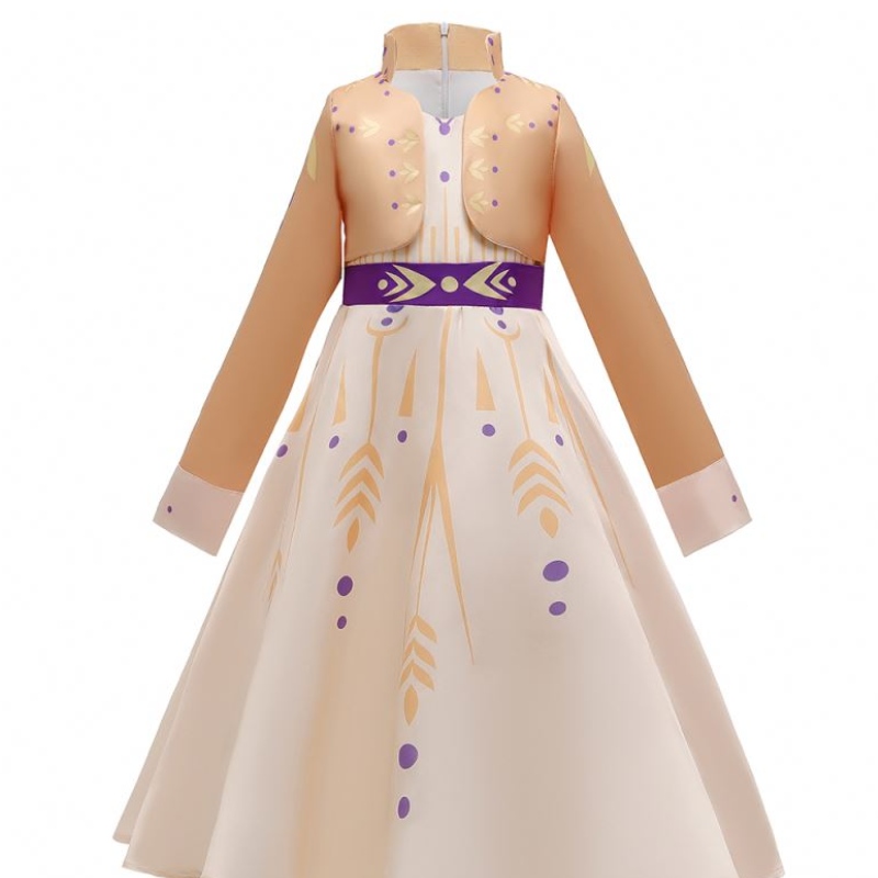 Baige új Elsa Anna lányok hercegnő ruha halloween cosplay jelmez lányok jelmezkabát bx1662