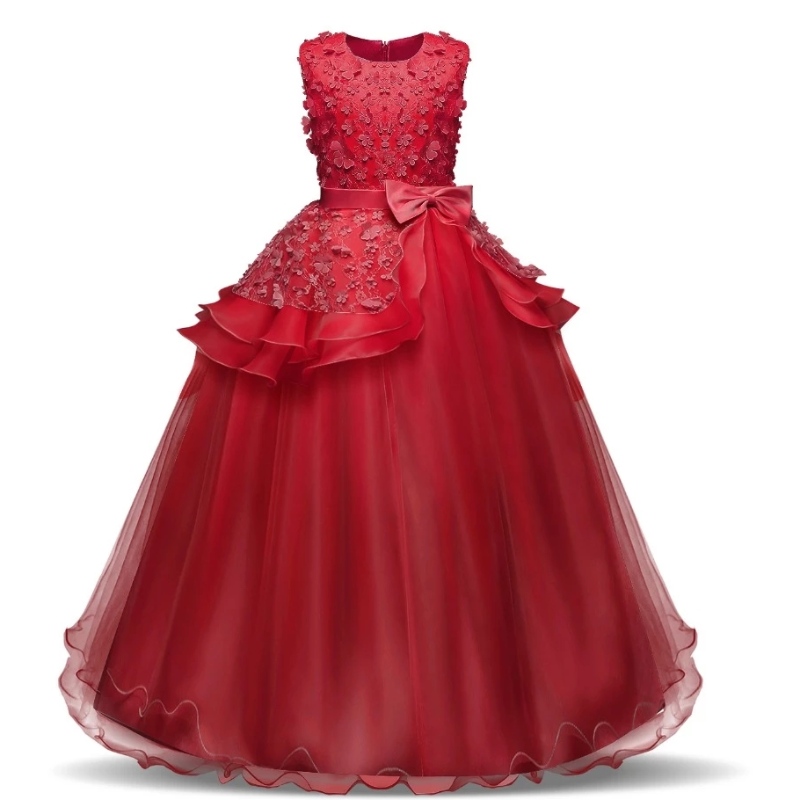 Kislány pageant hivatalos ruháknyári party viselő lányok születésnapi ruhák tini lányok 8 14t keresztelő ruha tutu butik ruha