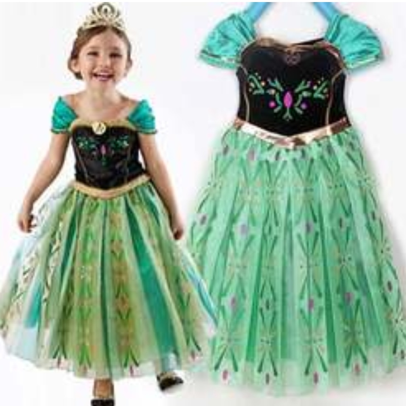 Baige TV&movie Elsa Anna Girl Party Party ruhák Halloween cosplay ruhák jelmezek