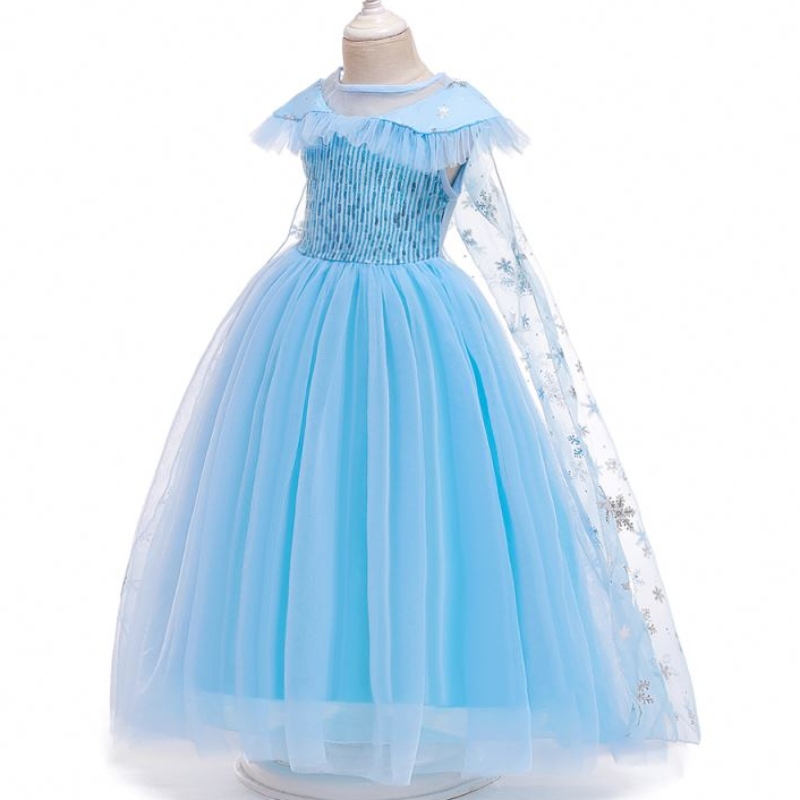 Baige új termék hercegnő jelmez gyerekek Masquerade Elsa Anna Fashion Girl jelmezes Party ruha lányok