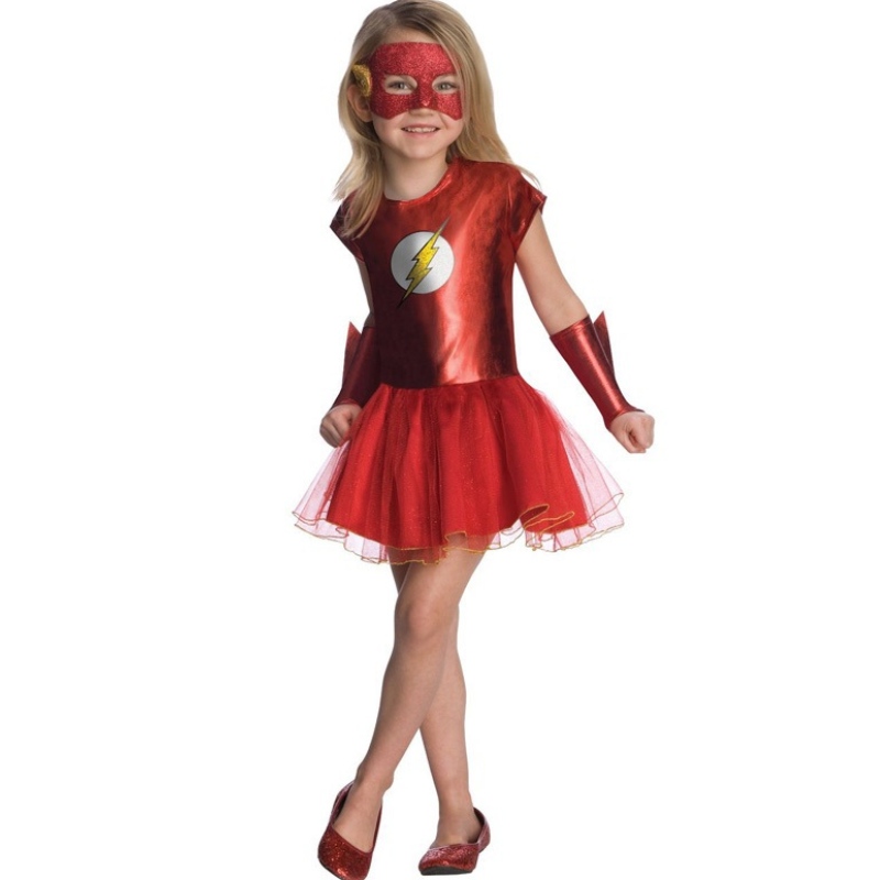 Gyermek szuperhős Flashman Halloween jelmez lányok hercegnő Diana öltözködési ajándékok cos ruha