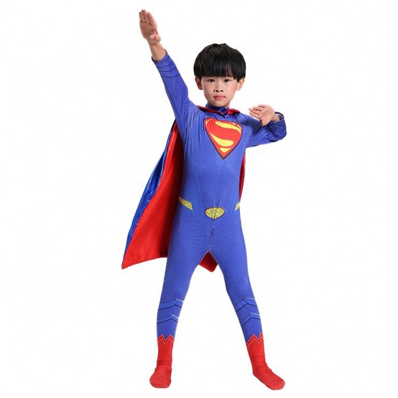 Marvel DC Superhero TV&movie Blue&red képregény figurák divatos cosplay bodysuit jumpsuit harisnyanadrág anime szuper ember jelmezek köpenytel