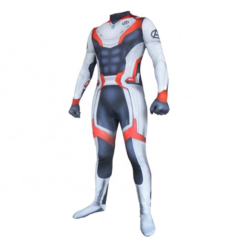 ECOPARTY Új stílusú Avenger 4 Endgame Quantum birodalom hűvös szuperhős cosplay zentai bodysuit jumpsuits férfiaknak felnőttek jelmezei