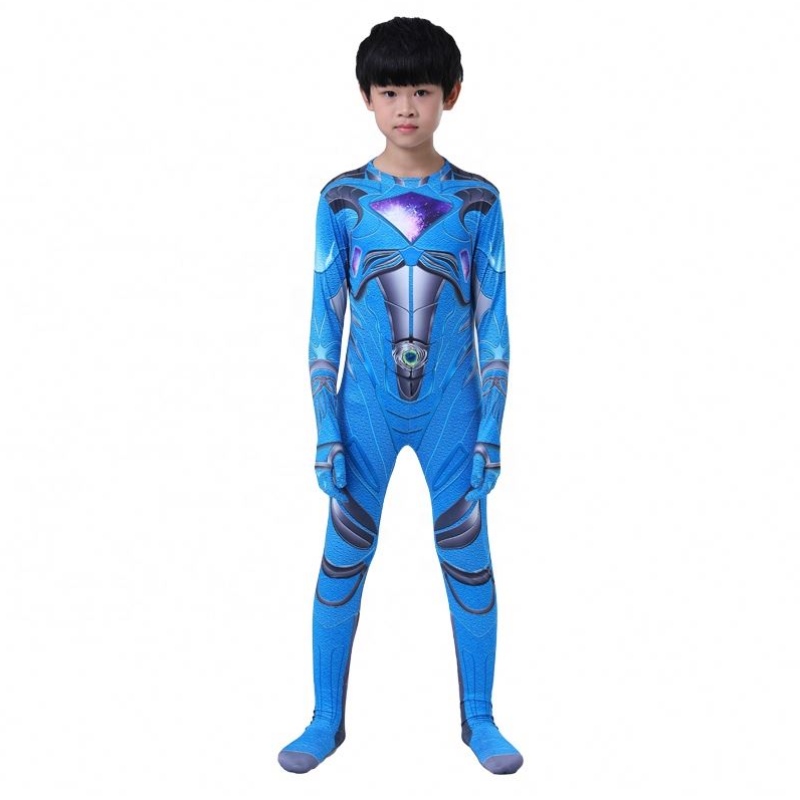 Nagykereskedelem többszörös színű Halloween Carnival Party Cosplay Five Beast Superhero Mystic Force Power Ranger jelmezruhája gyerekeknek