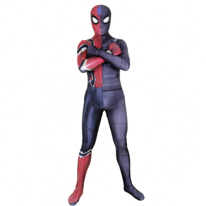 Spandex Stealth varratos szuperhős csodálatos Pókember jumpsuit Halloween cosplay Sets Pókember jelmez férfiak számára&kids