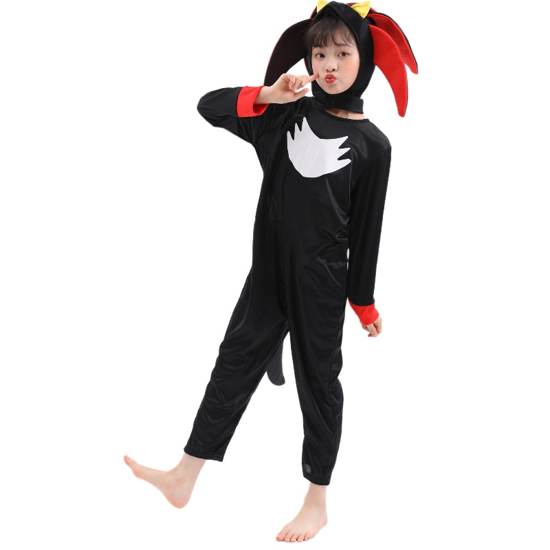 Forró eladás Kiváló minőségű Sonic The Hedgehog Jumpsuits Halloween cosplay jelmez fiúknak és lányoknak