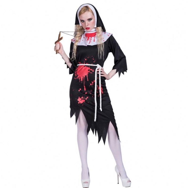 Halloween zombi jelmez szexi apáca jelmez