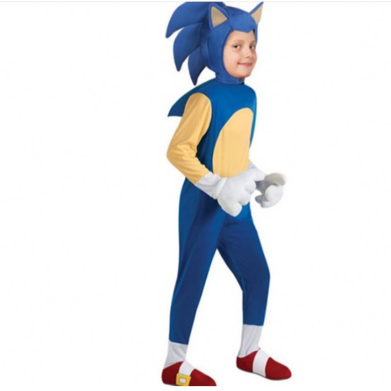 Sonic Halloween gyerekek jelmeze Sonic the Hedgehog rajzfilm Sonic Boy Cosplay Game Performance jelmez