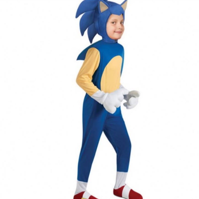 onic Halloween gyermekek jelmeze sonic the sündisznó rajzfilm sonic boy cosplay játék előadás jelmez