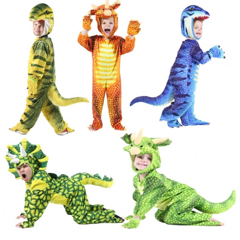 Gyerekek dinoszaurusz jelmez Halloween party cosplay kabala állati ruha szerepjáték