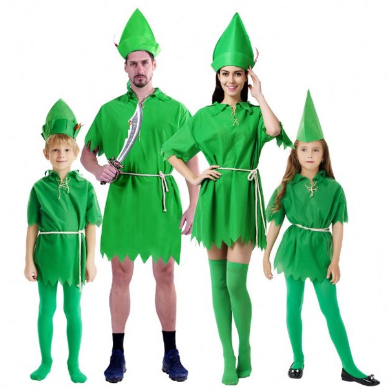 Halloween jelmezek cosplay téma party szülő-gyermek jelmez Peter Pan