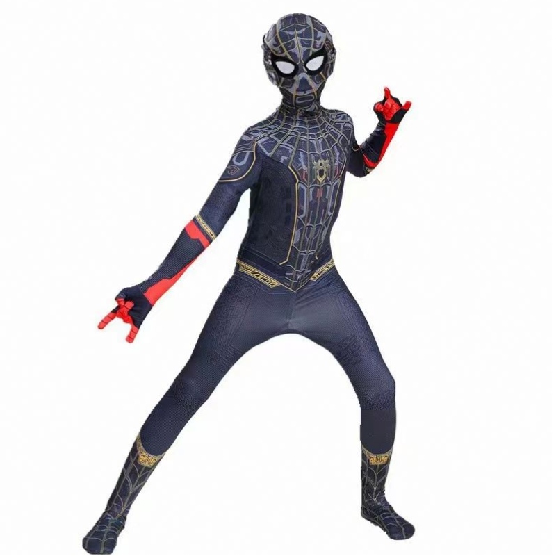 Gyerekek jelmez kompatibilis szuperhős jelmez -Kids Halloween cosplay jelmezek 3D stílusú Pókember öltöny