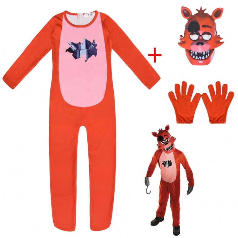 Gyerekek fiúk lányok anime cosplay Halloween jelmez horror bodysuit cosplay jumpsuits