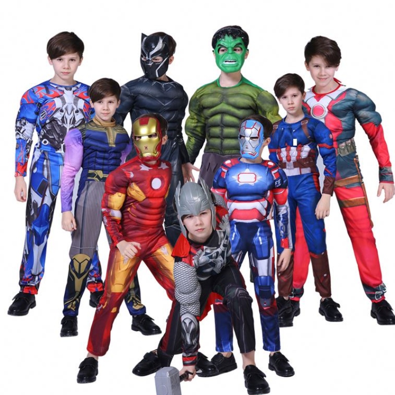 Nagykereskedelmi gyermekek Performance ruházat Halloween Carnival Party cosplay jelmezek hosszú ujjú jumpsuits gyerekek harisnya