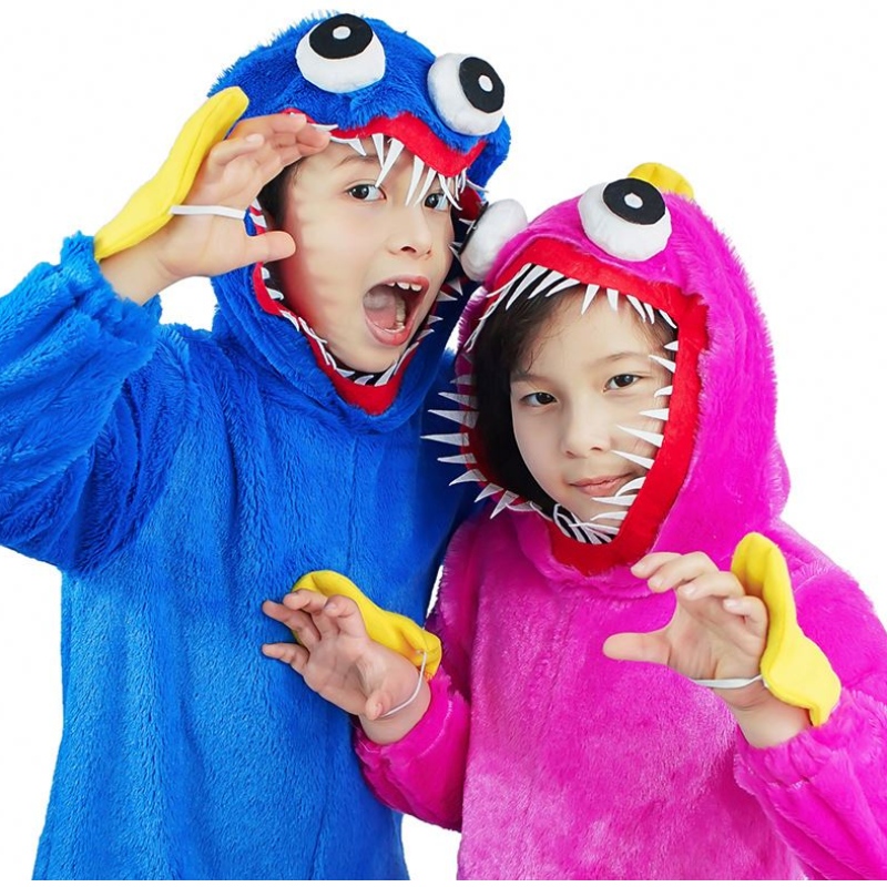 Wuggy jelmez mák játékidős játék karakter plüss jumpsuit horror ijesztő puha ajándék gyerekeknek carnival party cosplay ruhák