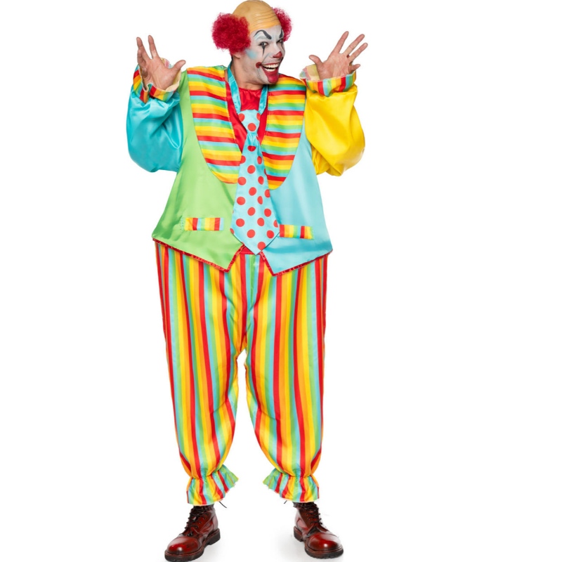 FÉRFI CIRCUS CLOWN COSTUME